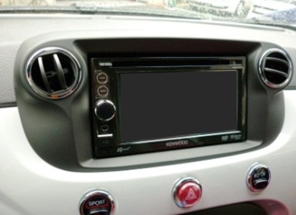 FIAT500 2DINキット 黒